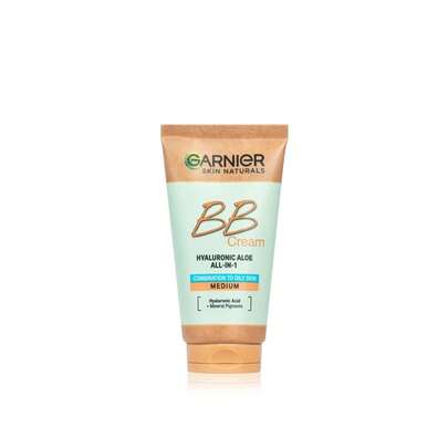 Garnier Skin Active BB Cream Pele Mista a Oleosa SPF25 Medium 50ml