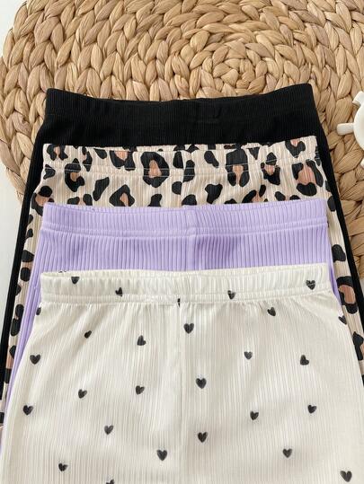 LMoss Kids Jeune Fille Jeune Fille Ensemble 8 pièces Débardeur Tricoté et Short à Taille Élastique