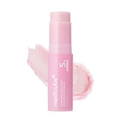 Medicube PDRN Pink Collagen Volume Multi Balm 10g – Baume Visage au PDRN & Collagène, Hydratant, Repulpant, Raffermissant & Soin Éclat