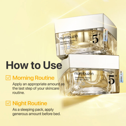 Numbuzin - No. 5+ Glutathione Vitamin Dark Spot Cream 50ML - Crème anti-taches vitamine