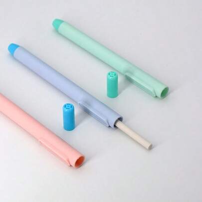 17 pièces/Set Gomme de style stylo professionnel pour le dessin et l'art, gomme de précision extensible à bouton, utilisée pour le nettoyage et l'effacement sans poussière, la peinture, le design, les fournitures d'apprentissage pour étudiants et artistes