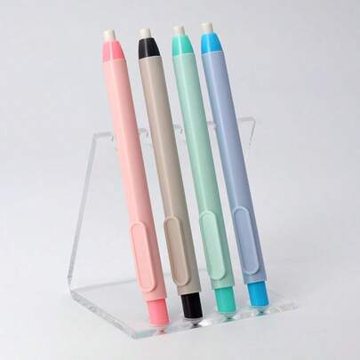 17 pièces/Set Gomme de style stylo professionnel pour le dessin et l'art, gomme de précision extensible à bouton, utilisée pour le nettoyage et l'effacement sans poussière, la peinture, le design, les fournitures d'apprentissage pour étudiants et artistes