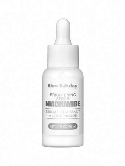 Sérum éclaircissant à la niacinamide SlowSunday, sérum resserre-pores, essence hydratante pour le visage, liquide purifiant les pores, soin de la peau, convient pour l'été & l'automne, Y2K, idéal pour les fêtes, Halloween