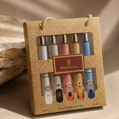 Lattafa Parfums Collection 5 x 35ml EDP Unisexe Coffret Cadeau Parfums Variés Luxueux Idéal Cadeau