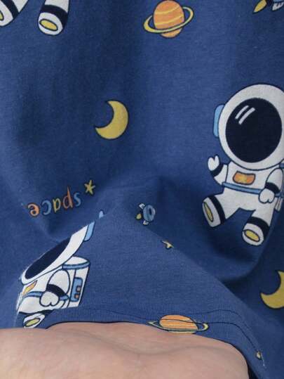 3 ensembles de pyjama pour bébé garçon à manches longues et pantalon long, motif de dessin animé, tenue d'intérieur