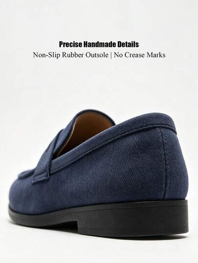 Salkin Mocassins Penny de luxe pour hommes, chaussures décontractées à enfiler souple de couleur unie, luxe abordable pour la vie moderne, confortables, respirantes, semelle antidérapante et résistante à l'usure, élégantes et à la mode, chaussures de gent