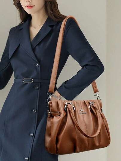 KAIDIFEINIROO Sac à main de luxe pour femmes 2026 Nouveau sac bandoulière de designer Sac à épaule en PU Sac fourre-tout décontracté pour femmes Sac à main