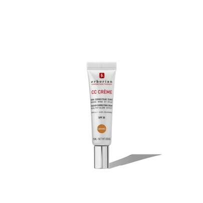 Erborian CC Crème SPF30 Caramel 15ml - Cobertura aperfeiçoadora da pele, Hidratação