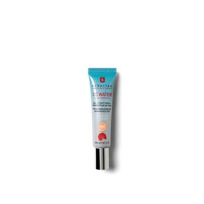 Erborian CC Water Gel Fresco para a Tez Textura Ultra-Leve Doré 15ml - Aperfeiçoador da pele, Hidratação profunda, Textura ultra-leve, Cobertura transparente, Acabamento radiante, Gel para a tez, Centella Asiatica, Ácido Hialurónico, Glicerina