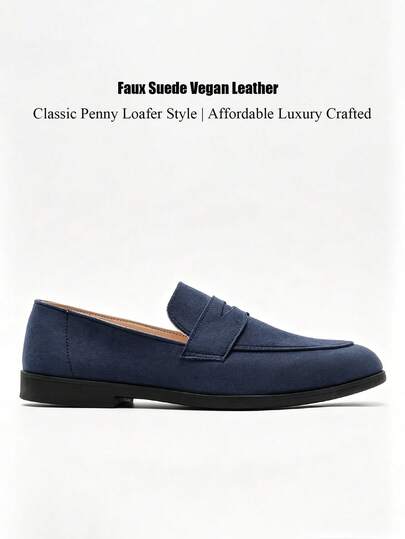 Salkin Mocassins Penny de luxe pour hommes, à enfiler, couleur unie, souple, chaussures décontractées, luxe abordable, confortables, respirantes, semelle antidérapante et durable, mode élégante, chaussures de gentleman pour sorties sociales, port quotidie