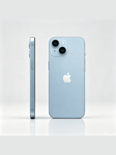 Apple iPhone 14 128G Bleu, Double ESIM, Smartphone 5G Reconditionné en Excellent État, Appareil de Communication Quotidien, Téléphone Mobile de Travail de Bureau, Compagnon de Tournage de Vlog & de Divertissement