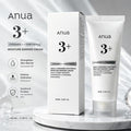 Anua 3 Ceramide Panthenol Moisture Barrier Cream 100ml, Hydratant Visage K-Beauty Coréen avec Céramide & Panthénol, Crème de Soin Barrière Cutanée Hydratante Profonde pour une Peau Lisse et Translucide