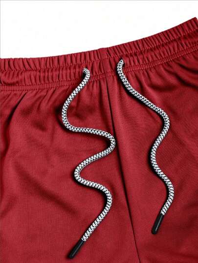 Gym Rark Short de sport décontracté pour homme à taille avec cordon de serrage, imprimé lettres, double couche, pour usage quotidien