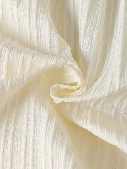 1 pièce Robe à bretelles spaghetti pour préadolescente, style vacances tropicales, décoration nœud, design ajouré, fabriquée en tissu doux et agréable à la peau, convient pour les vacances à la plage, la promenade sur la plage, les sorties d'été, les piqu