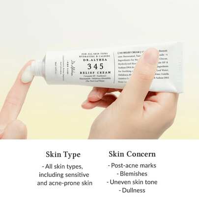 Dr. Althea Dr.Althea 345 Relief Cream 50ML Crème Visage Coréenne Hydratante Apaisante Korean Skincare Barrier Repair Cream