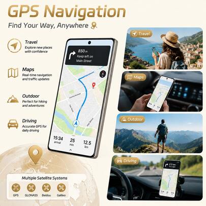 Téléphone S26 Ultra 5G déverrouillé, écran HD 6,9", 8+256 Go, appareil photo 108 MP, batterie 8000 mAh, Android 15