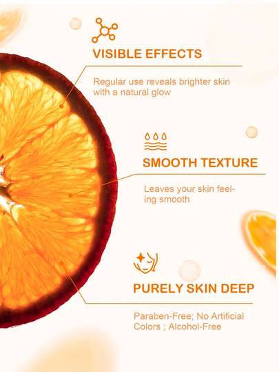 Crème éclaircissante à la vitamine C Slow Sunday, vitamine C, hydratante, éclaircissante et raffermissante pour la peau, K Beauty, bon choix pour les vacances, les essentiels de voyage, Halloween, convient aux soins de la peau en été
