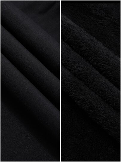 Manfinity Homme Veste à capuche doublée de teddy pour hommes