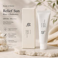 Beauty Of Joseon Relief Sun Rice + Probiotics SPF50+ PA++++, Crème solaire coréenne pour le visage, Protection UV hydratante quotidienne, Crème solaire légère et non grasse avec extrait de riz