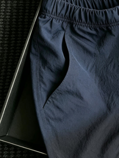 Sport MetroGents Short de sport pour hommes avec imprimé géométrique, taille à cordon de serrage et poches