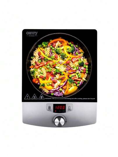 CAMRY Plaque de cuisson à induction, plaque à induction portable, cuisinière à induction à un brûleur - 2000W, 60-240C, écran LCD, minuterie 180min