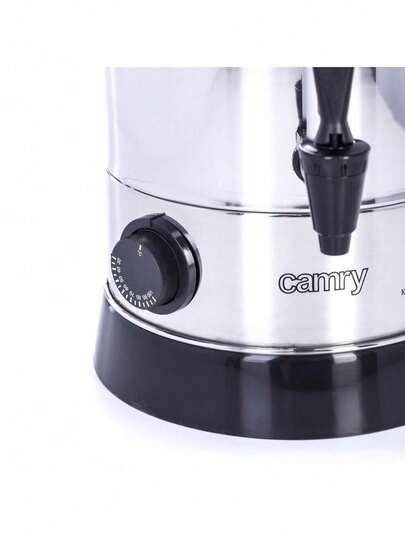 CAMRY Bouilloire à eau, Urne de restauration, Distributeur d'eau chaude - Capacité 8,8L, Acier inoxydable, Distributeur à robinet, Idéal pour le bureau & la restauration