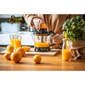 CAMRY Presse-agrumes, Presse-orange électrique, Presse-agrumes - 40W, Carafe 1L, Double rotation, 2 tailles de cône, Démarrage/Arrêt automatique