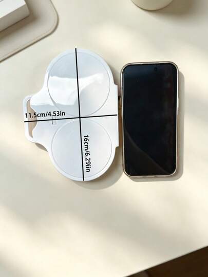 1 pièce Cuiseur à œufs/Pocher à œufs pour micro-ondes. Matériau en plastique PP résistant à la chaleur, sans électricité, tasse à œufs à double couche avec base isolante thermique, outil de cuisson de petit-déjeuner gain de place, convient pour la maison,