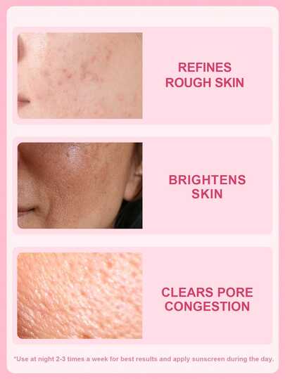 Sérum de peeling AHA + BHA SlowSunday, avec acide lactobionique et acide salicylique, ciblant précisément le teint terne, la rugosité, les imperfections, exfoliant, convient aux peaux grasses, convient pour l'été, Y2K, Halloween