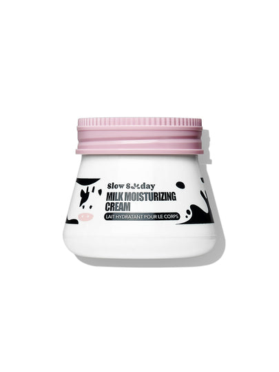 Crème hydratante au lait Slow Sunday, lait, hydratante, éclaircissante et raffermissante pour la peau, K Beauty, bon choix pour les vacances, les essentiels de voyage, Halloween, convient aux soins de la peau en été