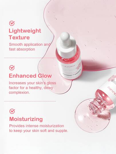 Sérum Essence Sakura Slow Sunday, Sakura, Hydratant et Illuminateur, Convient pour les Cernes, les Ridules et les Poches sous les Yeux, Bon Choix pour les Vacances, les Essentiels de Voyage, Halloween, Convient pour les Soins de la Peau en Été