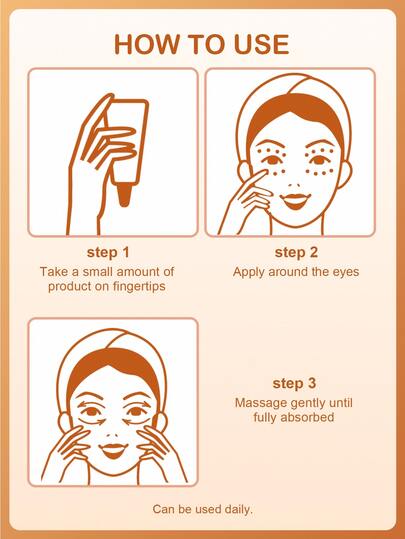 Essence éclaircissante pour les yeux Slow Sunday à la caféine, à l'acide hyaluronique, hydratante et éclaircissante, convient pour les cernes, les ridules et les poches sous les yeux, bon choix pour les vacances, les essentiels de voyage, Halloween, convi