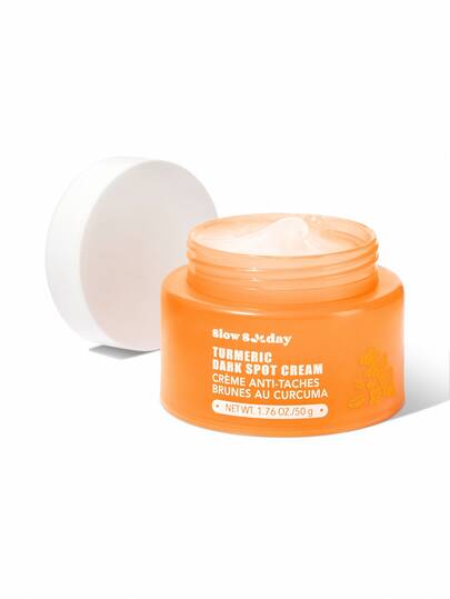Crème anti-taches brunes Slow Sunday au curcuma, hydratante, éclaircissante et raffermissante pour la peau, K-Beauty, bon choix pour les vacances, les essentiels de voyage, Halloween, convient aux soins de la peau en été