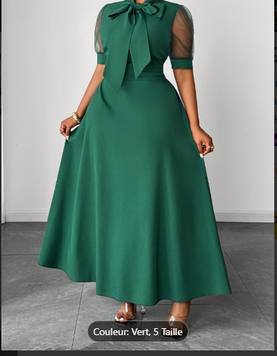 Robe élégante grande taille
