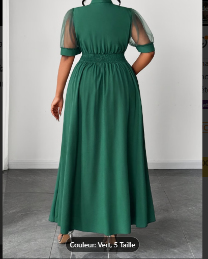 Robe élégante grande taille