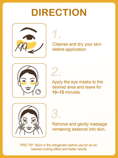 SlowSunday Patchs pour les yeux en or 24K, 60 pièces, Masque pour les yeux au collagène coréen, Patchs sous les yeux, Avec or 24K & collagène & hyaluronate de sodium, Diminue les poches sous les yeux, Améliore les cernes, Pour les yeux gonflés, Y2K, Idéal
