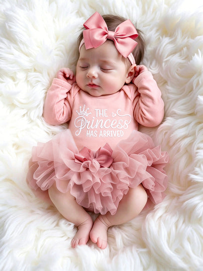 Accessoires de photographie pour nouveau-nés fille, tenue de naissance pour bébé fille, barboteuse pour bébé fille 1 mois avec jupe TUTU et bandeau à nœud, cadeau de baby shower pour nouveau-nés